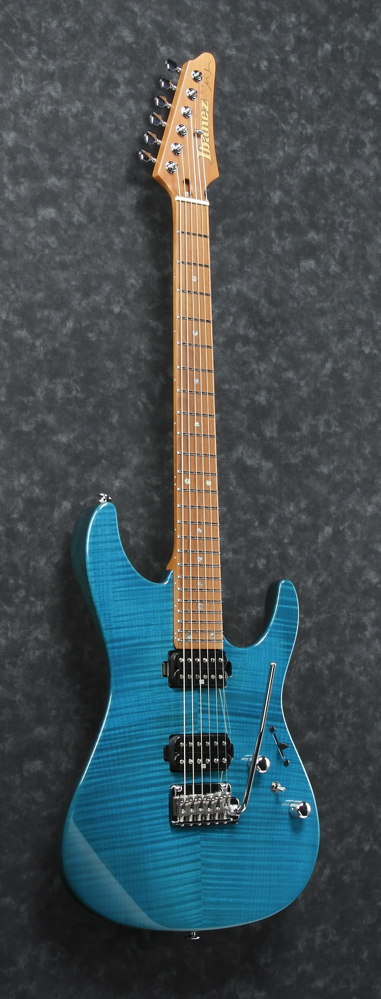 MM1-TAB Martin Miller Signature Transparent Aqua Blue E-Gitarre